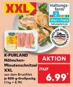 Kaufland K-PURLAND Hähnchen-Minutenschnitzel XXL Angebot