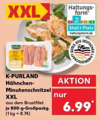Kaufland K-PURLAND Hähnchen-Minutenschnitzel XXL Angebot