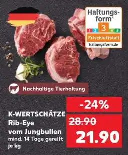 Kaufland K-WERTSCHÄTZE Rib-Eye vom Jungbullen Angebot