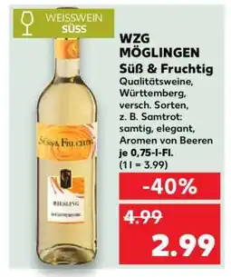 Kaufland WZG MÖGLINGEN Süß & Fruchtig Angebot