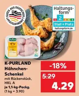 Kaufland K-PURLAND Hähnchen-Schenkel Angebot