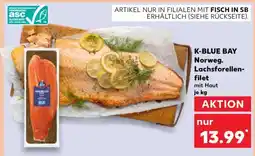 Kaufland K-BLUE BAY Norweg. Lachsforellenfilet Angebot