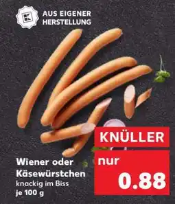 Kaufland Wiener oder Käsewürstchen Angebot