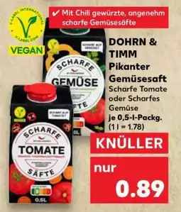 Kaufland DOHRN & TIMM Pikanter Gemüsesaft Angebot