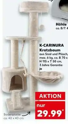 Kaufland K-CARINURA Kratzbaum Angebot