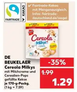 Kaufland DE BEUKELAER Cereola Milkys Angebot