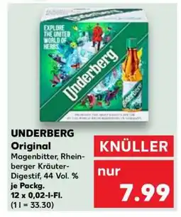 Kaufland UNDERBERG Original Angebot