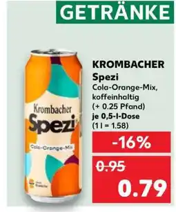 Kaufland Krombacher Spezi Angebot