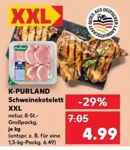 Kaufland K-PURLAND Schweinekotelett XXL Angebot