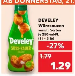 Kaufland DEVELEY Würzsaucen Angebot