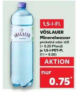 Kaufland Vöslauer Mineralwasser Angebot