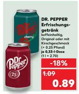 Kaufland DR. PEPPER Erfrischungsgetränk Angebot