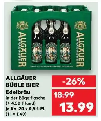 Kaufland Allgäuer Büble Bier Angebot