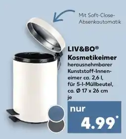 Kaufland LIV&BO Kosmetikeimer Angebot