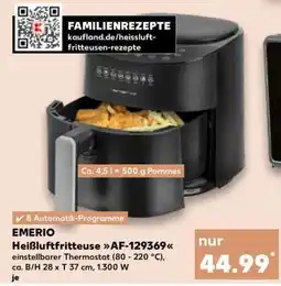 Kaufland EMERIO Heißluftfritteuse AF-129369 Angebot