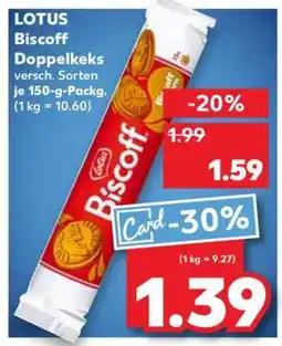 Kaufland LOTUS Biscoff Doppelkeks Angebot