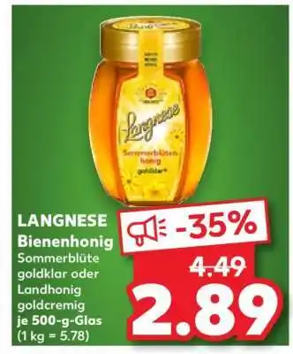 Kaufland LANGNESE Bienenhonig Angebot