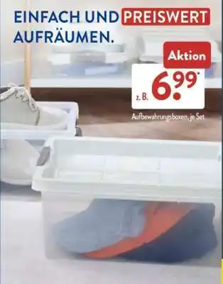 Aldi Süd Aufbewahrungsboxen, je Set Angebot