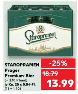 Kaufland STAROPRAMEN Prager Premium- Bier Angebot