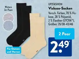 Aldi Süd UP2FASHION Viskose-Socken Angebot