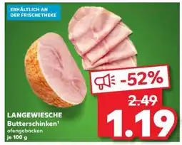 Kaufland LANGEWIESCHE Butterschinken Angebot