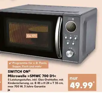 Kaufland SWITCH ON Mikrowelle SMWC 700 D1 Angebot