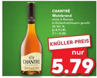 Kaufland Chantré Weinbrand Angebot