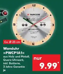Kaufland Wanduhr PWCP1A1 Angebot