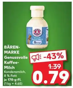 Kaufland BÄREN-MARKE Genussvolle Kaffee-Milch Angebot