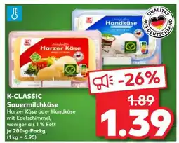 Kaufland K-CLASSIC Sauermilchkäse Angebot
