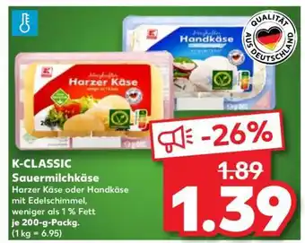 Kaufland K-CLASSIC Sauermilchkäse Angebot