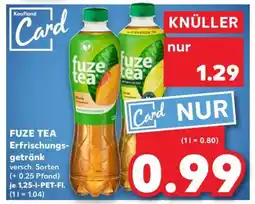 Kaufland FUZE TEA Erfrischungsgetränk Angebot