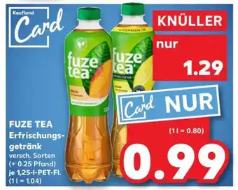 Kaufland FUZE TEA Erfrischungsgetränk Angebot