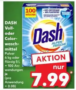 Kaufland DASH Voll- oder Colorwaschmittel Angebot