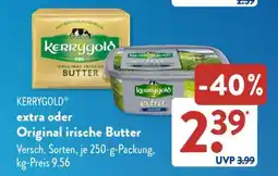 Aldi Süd KERRYGOLD extra oder Original irische Butter Angebot