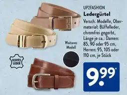 Aldi Süd UP2FASHION Ledergürtel Angebot