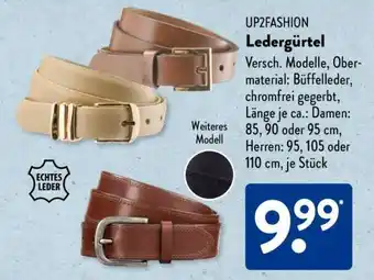 Aldi Süd UP2FASHION Ledergürtel Angebot