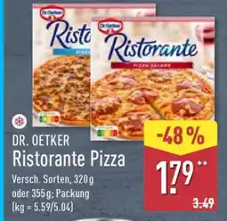 Aldi Nord Dr. Oetker Ristorante Pizza Angebot