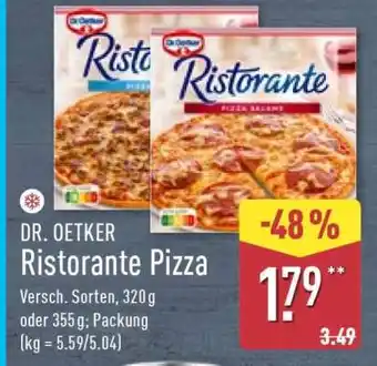 Aldi Nord Dr. Oetker Ristorante Pizza Angebot
