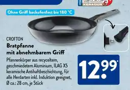 Aldi Süd CROFTON Bratpfanne mit abnehmbarem Griff Angebot