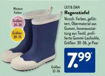 Aldi Süd LILY & DAN Regenstiefel Angebot