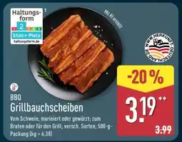 Aldi Nord BBQ Grillbauchscheiben Angebot