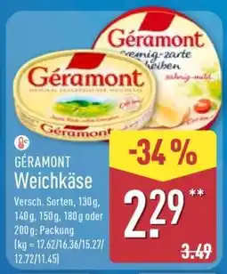 Aldi Nord Géramont Weichkäse Angebot