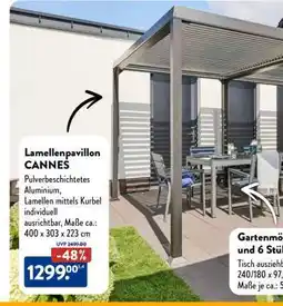 Aldi Süd Lamellenpavillon CANNES Angebot