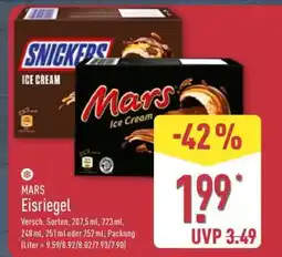 Aldi Nord MARS Eisriegel Angebot