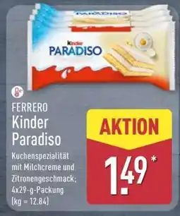 Aldi Nord Ferrero Kinder Paradiso Angebot