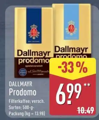 Aldi Nord Dallmayr Prodomo Angebot