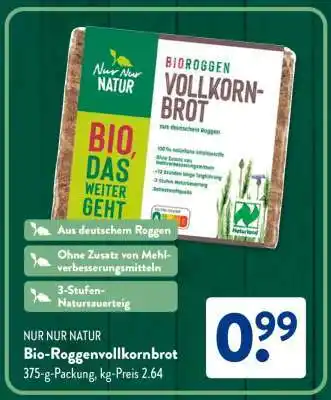 Aldi Süd Bio-Roggenvollkornbrot Angebot