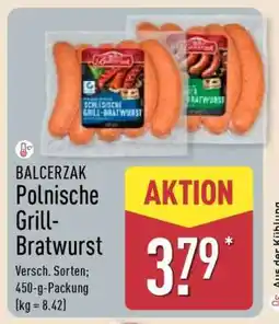 Aldi Nord BALCERZAK Polnische Grill-Bratwurst Angebot