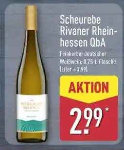 Aldi Nord Scheurebe Rivaner Rheinhessen QbA Angebot